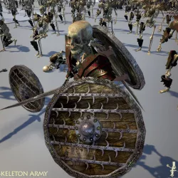 ARMY OF SKELETONS Low-poly  3D model