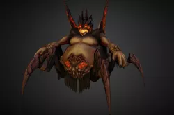 Azmodan Diablo Fan Art Low-poly  3D model