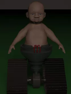 Babybot X-2 aka IQ 3D model