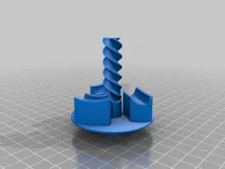 Base plate and axle for Triple gear