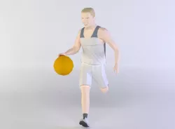 BASKETBALL PLAYERS 10 3D MODEL Low-poly  3D model