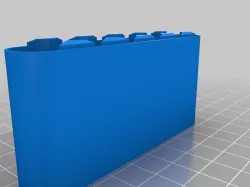 Battery Case AA 1x6 Bottom