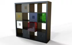 bookcase + box Lekman IKEA