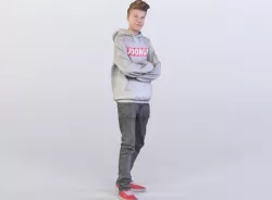 Brad 0051 Kid standing arms crossed 3D model
