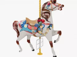 Carousel Horse park merry-go-round 3D model