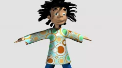 Cartoon Rasta 3D model