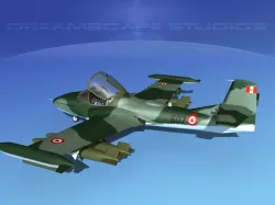 Cessna A-37 Dragonfly V11 Peru 3D model