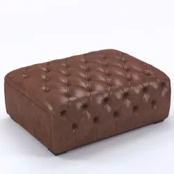Chester Tufted Ottoman 3D model
