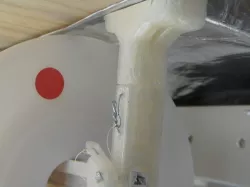 Clamp for on plank with rod underneath