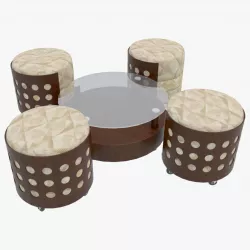 Coffee Table Set 02 3D model