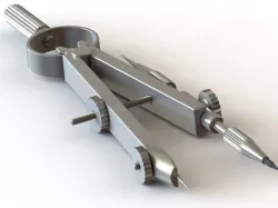 Compass 3D model