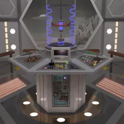 Console Room Interior for DAZ Studio 3D model