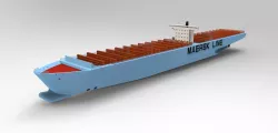 Container Ship Model ( Elly Maersk )