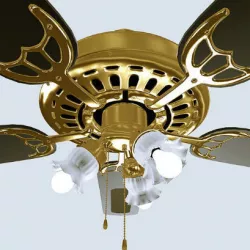 Decorative Ceiling Fan 3D model
