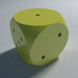 Dice model 3D model