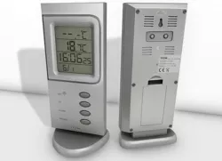 Digital room thermometer Low-poly  3D model