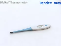 Digital Thermometer 3D model
