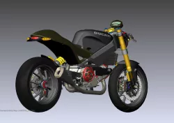 Ducati Monster with Casting Frame