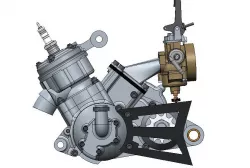 Engine for minicross motorcycle