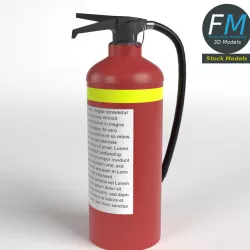 Fire Extinguisher 3D model