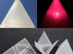 Foldable Tetrahedron - Print Flat