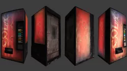 Fully detailed Vending Machine Low-poly  3D model