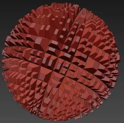 Futuristic Ball Low-poly  3D model