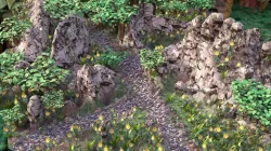 Garden Pack scene models with textures Low-poly  3D model