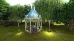 Gazebo Octogonal Victorian Style 3D model