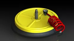 Glass sucker (suction cup)