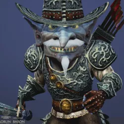 Goblin Baron Low-poly  3D model
