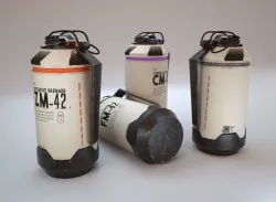 Grenade PACK Low-poly  3D model