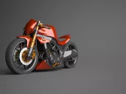 Kawasaki Ninja Naked modified 3D model