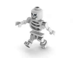 Lego Skeleton Minifig Fantasy Era