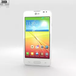 LG L65 White 3D model