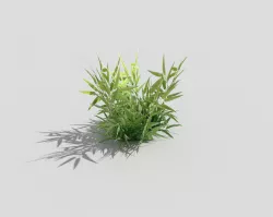 low poly grass Low-poly  3D model