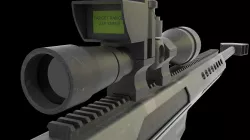 m107 sniper rifle  3D model