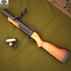 M79 Gun 3D model