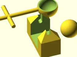 Mini desktop catapult