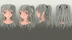 Nao Tomori Hair style 3d 3D model
