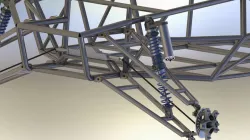 Off road buggy front suspension