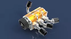 Oil pump dry sump