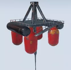 Oil Rig Pump Low-poly  3D model