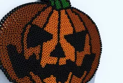 Perler Bead Halloween Pumpkin 3D model