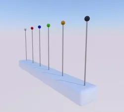 Pin Needles 3D model
