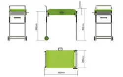Portable Bike Racer Tool Desk