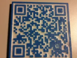 QR code stamp for bitcoin address
