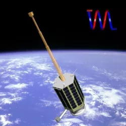 Rasad-1 Satellite Low-poly  3D model