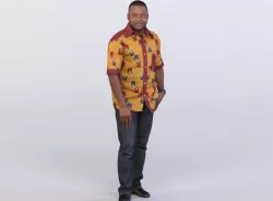 Ray 0133 Man in a colourful shirt 3D model