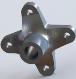 Rear Hubs for SAE BAJA by Team Wraith Racing of Guru Nanak Institutions Technical Campus